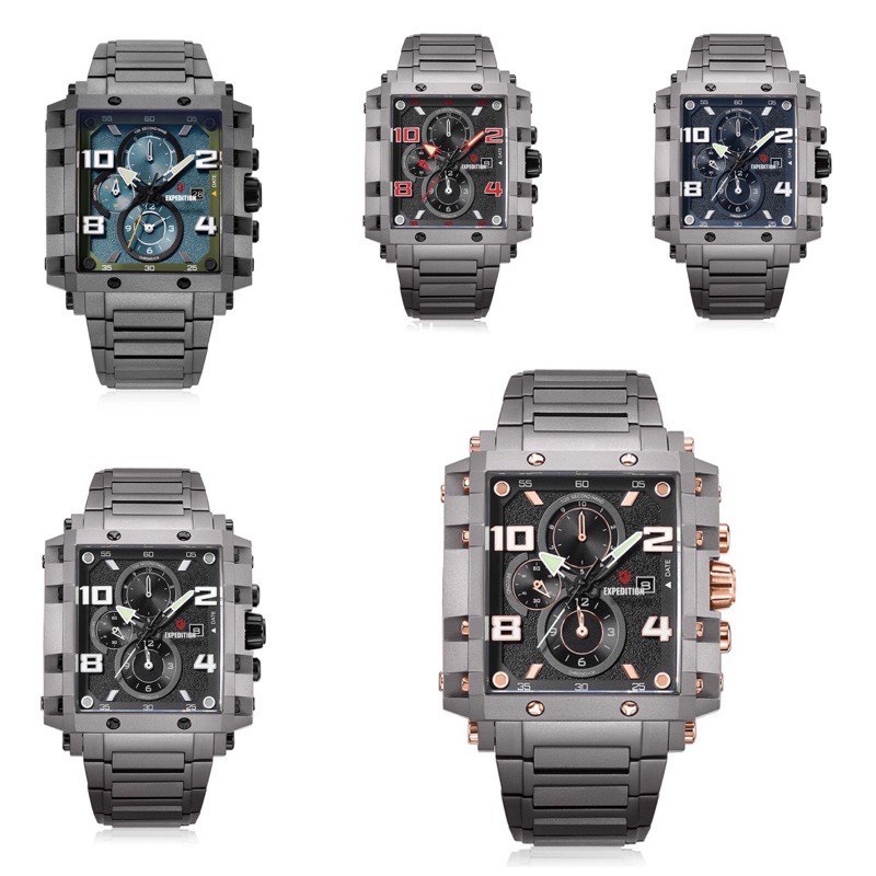 Jam Tangan Pria EXPEDITION 6757 EXP 6757 EXP6757 TITANIUM TERBARU STOK TERBATAS