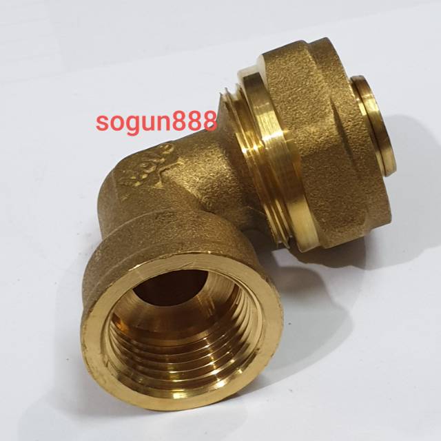 Keni drat selang atau pipa air panas 20 x 0.5 .  Sambungan keni drat. Faucet knee.