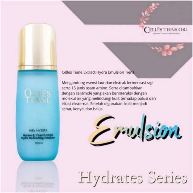 Secret White Celles Tiane Extract Hydra Emulsion Tiens