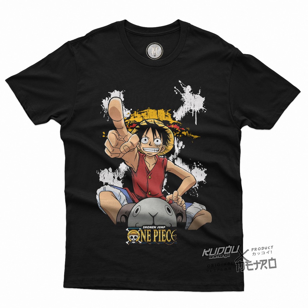 Tshirt Luffy Merry Go Anime One Piece Premium Quality