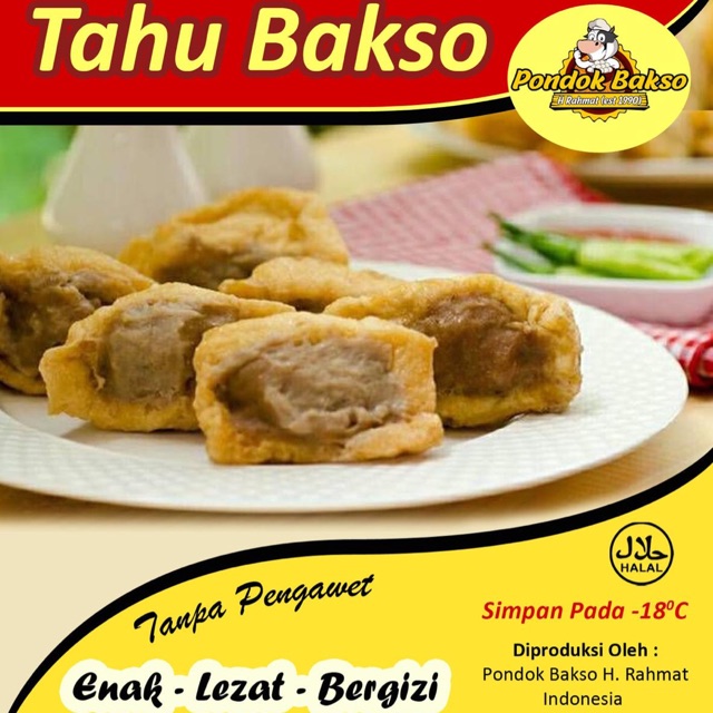 

Tahu Bakso Sapi isi 10 Pondok Bakso H. Rahmat