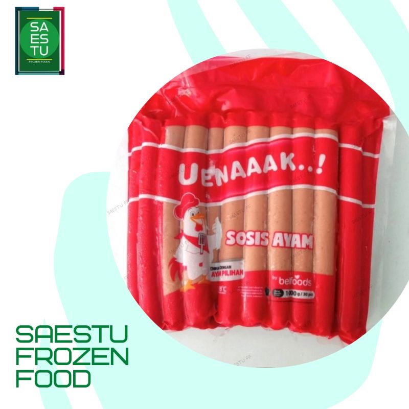 

Belfoods uenak sosis ayam 1kg long