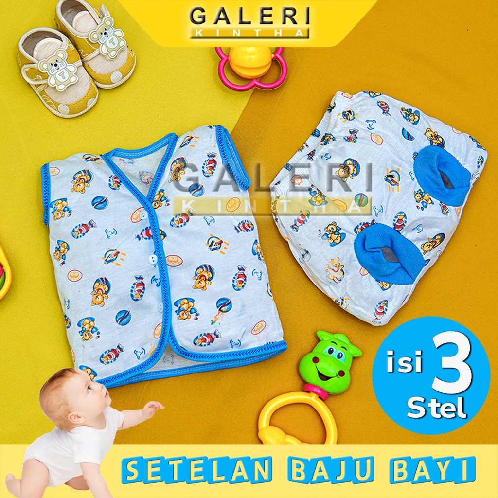 Baju Kutung Bayi Laki laki Perempuan Newborn 0 6 Bulan