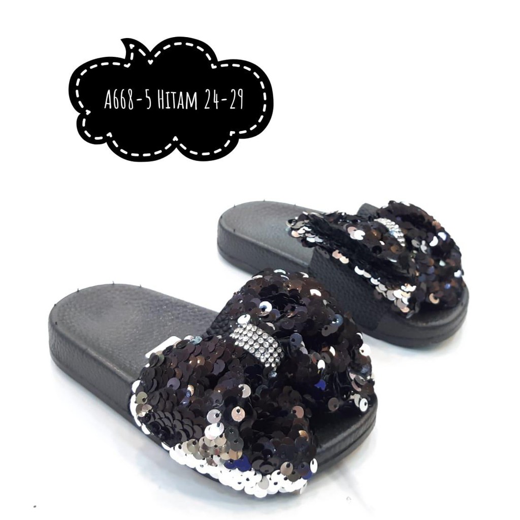 7.7  TERMURAH SANDAL PITA BLINK . Sendal anak perempuan import. #Shopeehaul