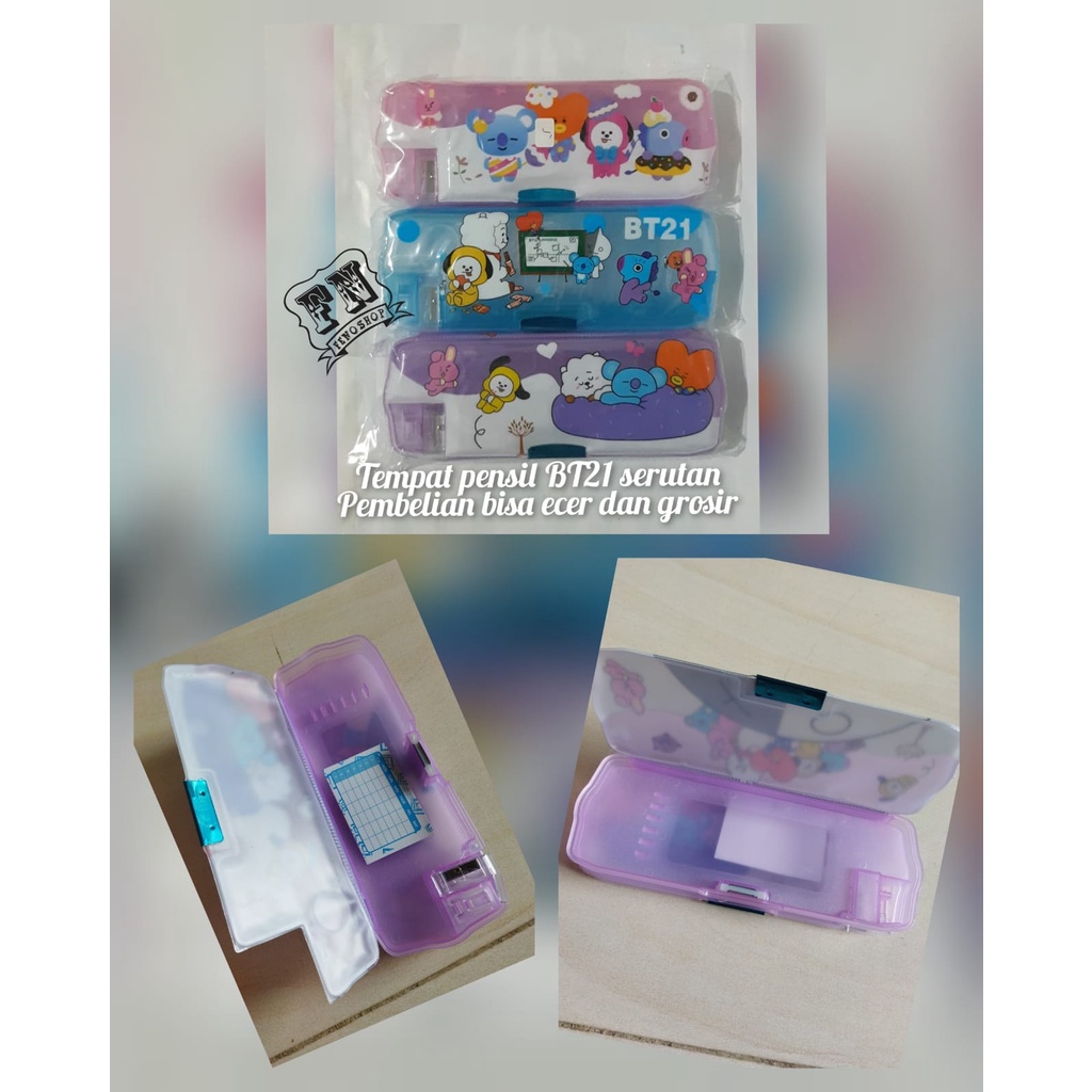 

Tempat pensil Bts/Tempat pensil + serutan