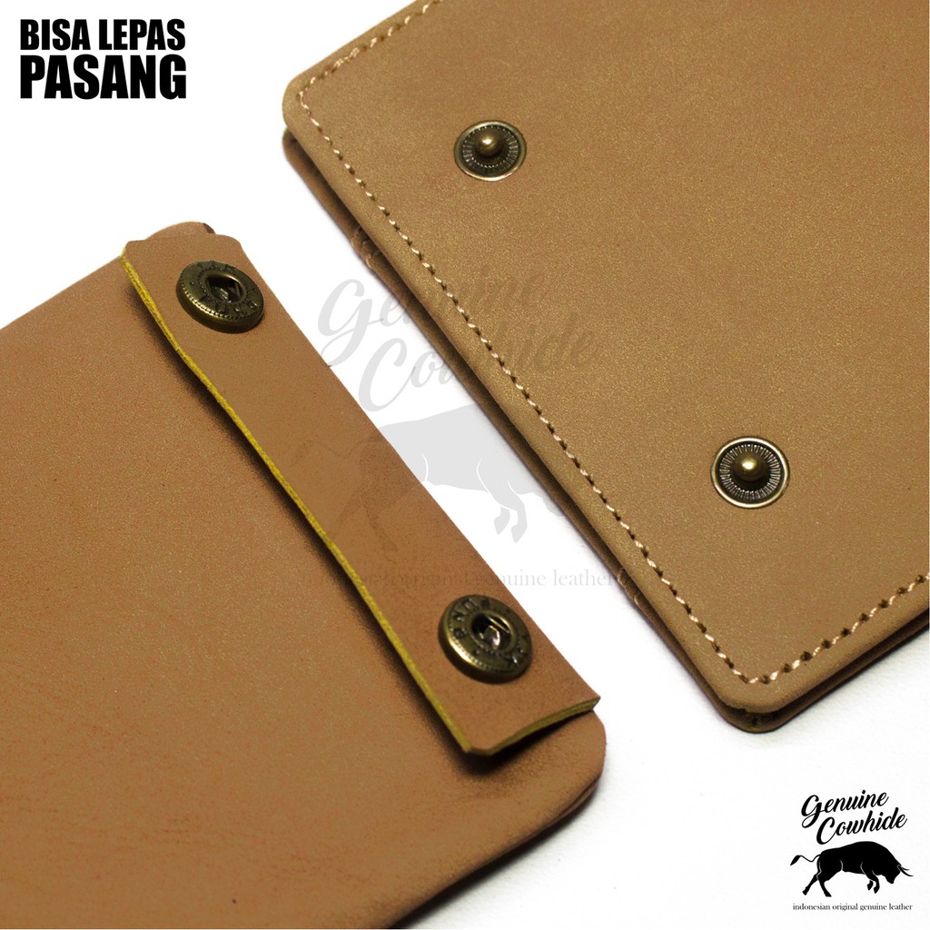 Dompet Pria Unik Vintage 100% Kulit Sapi Asli Jenis Crazy Horse Leather