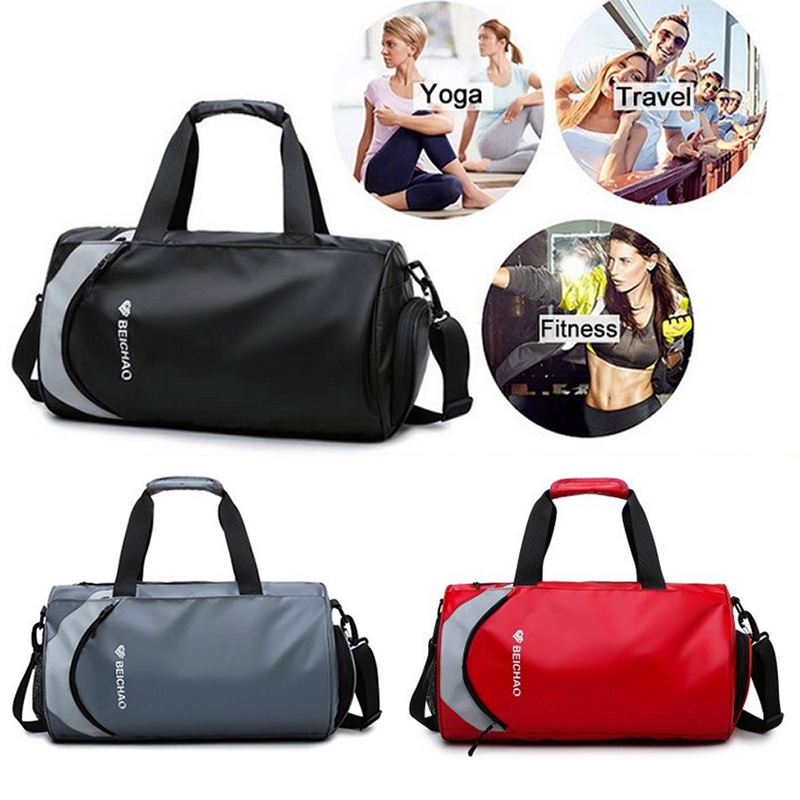 Tas Duffel TAS Olahraga Gym Tas Tahan Air Tas Olahraga untuk Pria/ Kebugaran Wanita Yoga Pelatihan FITNESS BIG SIZE