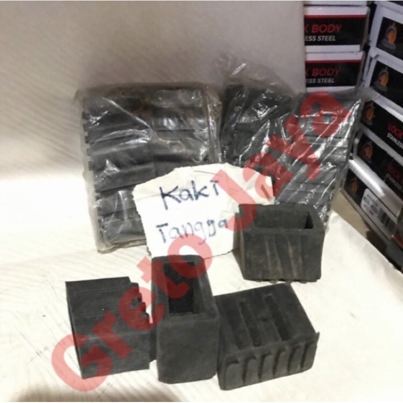 ( Karet Kaki Tangga ) Alas Alumunium Lipat Alminium Besi Aluminium Almunium