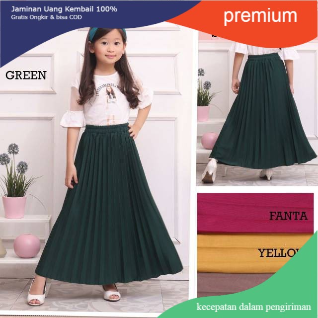 Rok PLISKET Anak rok anak plisket ROK PLISKET ANAK plisket anak pliskit anak
