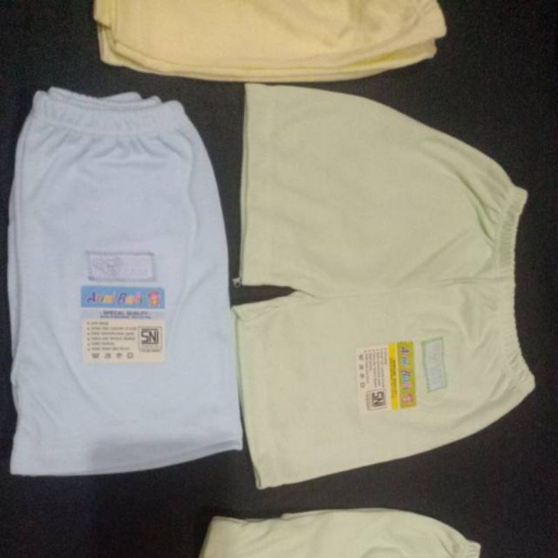 6 Pcs ( ½ Lusin ) Celana Pendek Bayi SNI / Celana Pendek Anak Polos ARINI