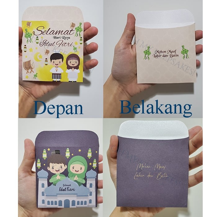

- Amplop Angpao Lebaran Idul Fitri Premium Glitter Full Print (2 Tipe)