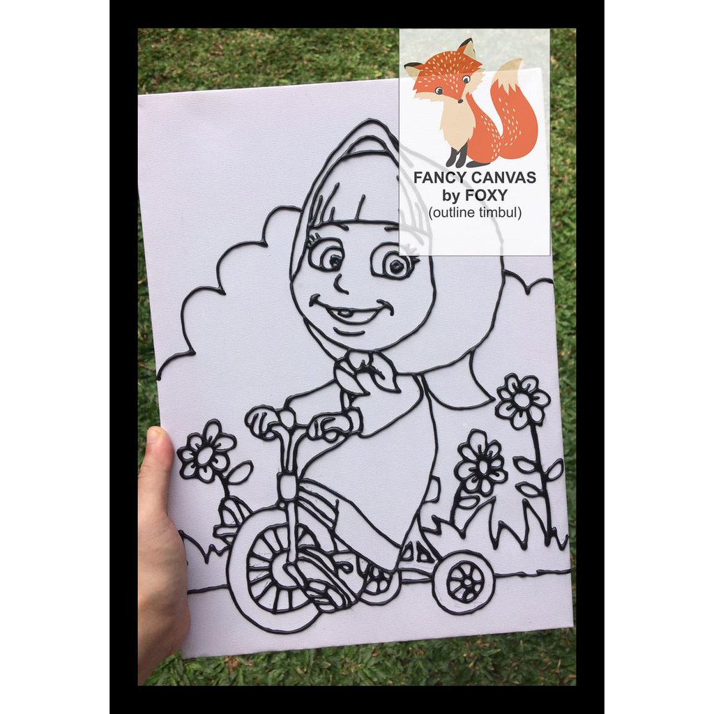 

Ready Stok Kanvas Lukis Anak Gambar Masha And The Bear Peralatan Melukis Murah Al6