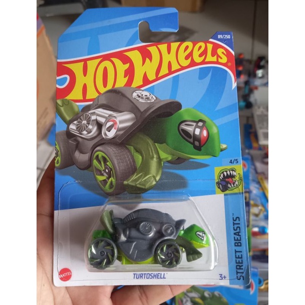 Hotwheels TURTOSHELL HW STREET BEASTS hotwheels bentuk kura kura