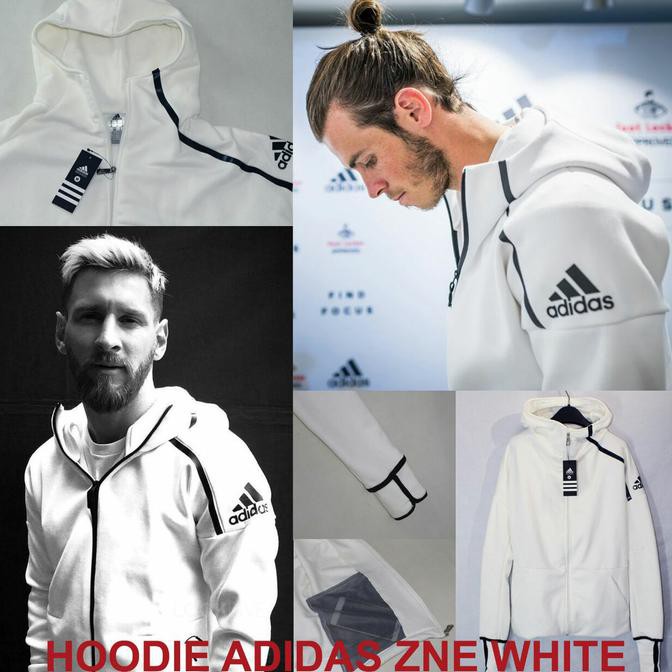 Jaket Hoodie Adidas Daybreaker Zne White Grade Original