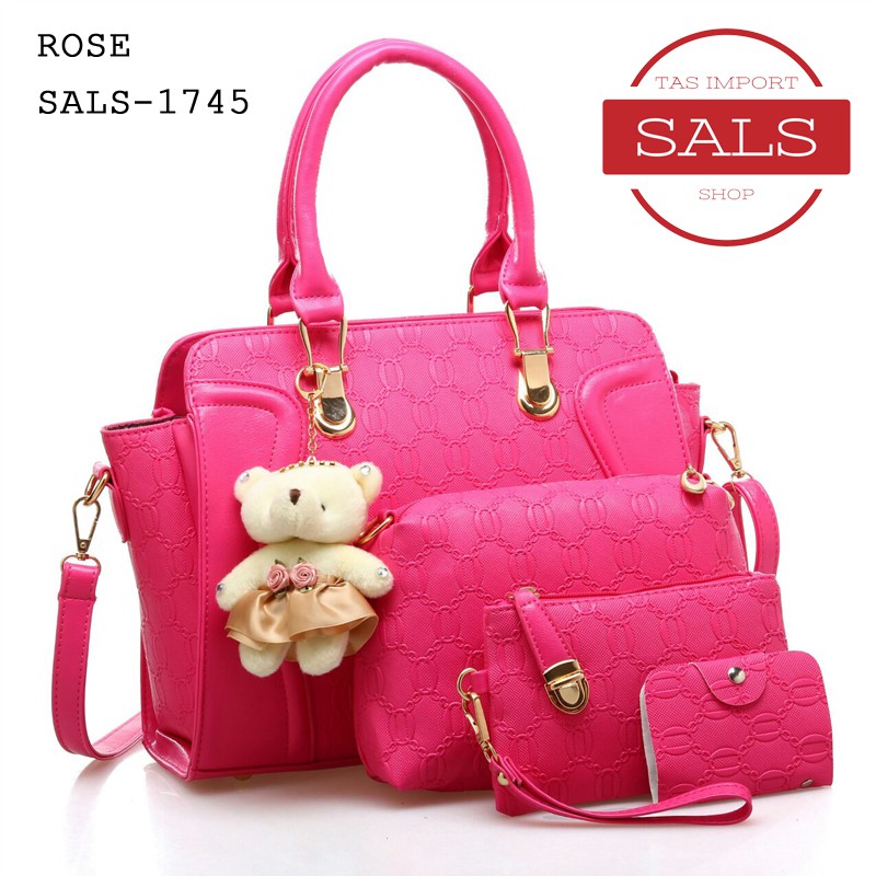 Tas Import Batam / Hand Bag Wanita   4 in 1 SALS-1745