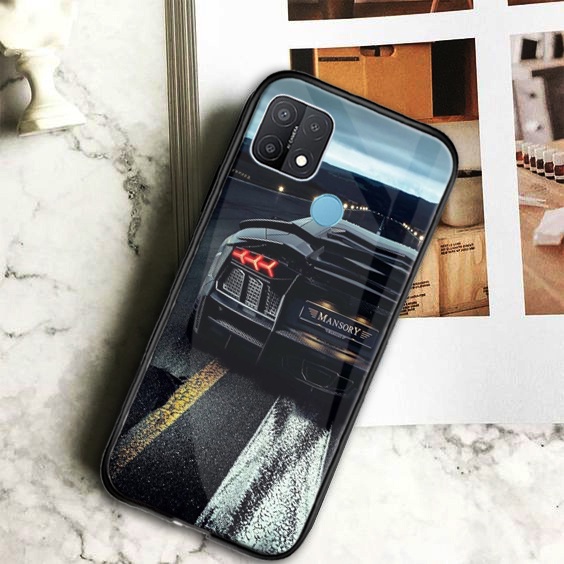 [K49] Softcase Kaca Oppo A15 - Softcase Mirror A15 - Softcase Kaca - Softcase Glass - Softcase A15