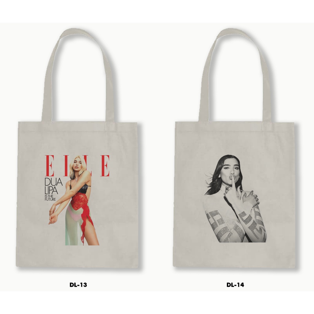 TOTE BAG BLACU - DUA LIPA 01