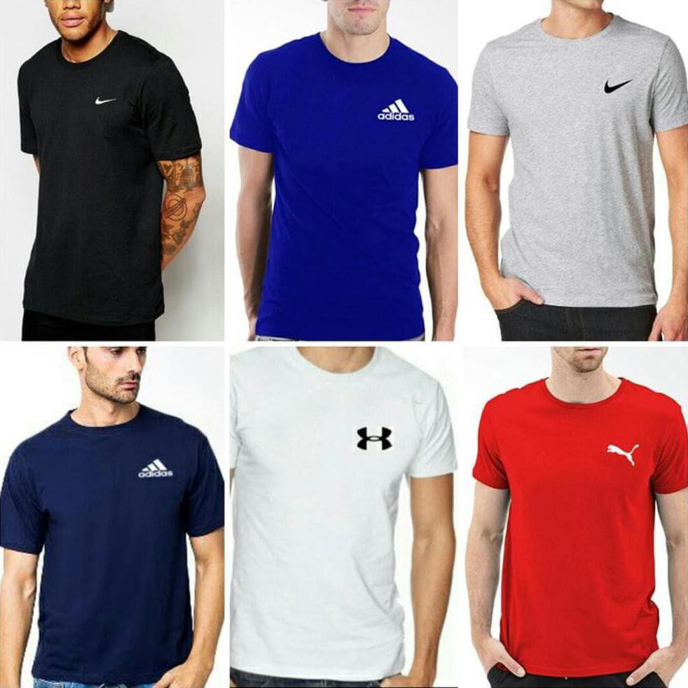 KAOS LOGO KECIL DADA baju katun combed berlogo ( polyflex ) - seymu
