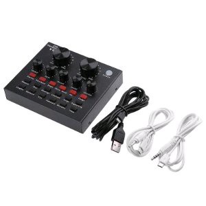 Soundcard Audio Mixer V8 Versus XOX KS108 Phantom Power Murah