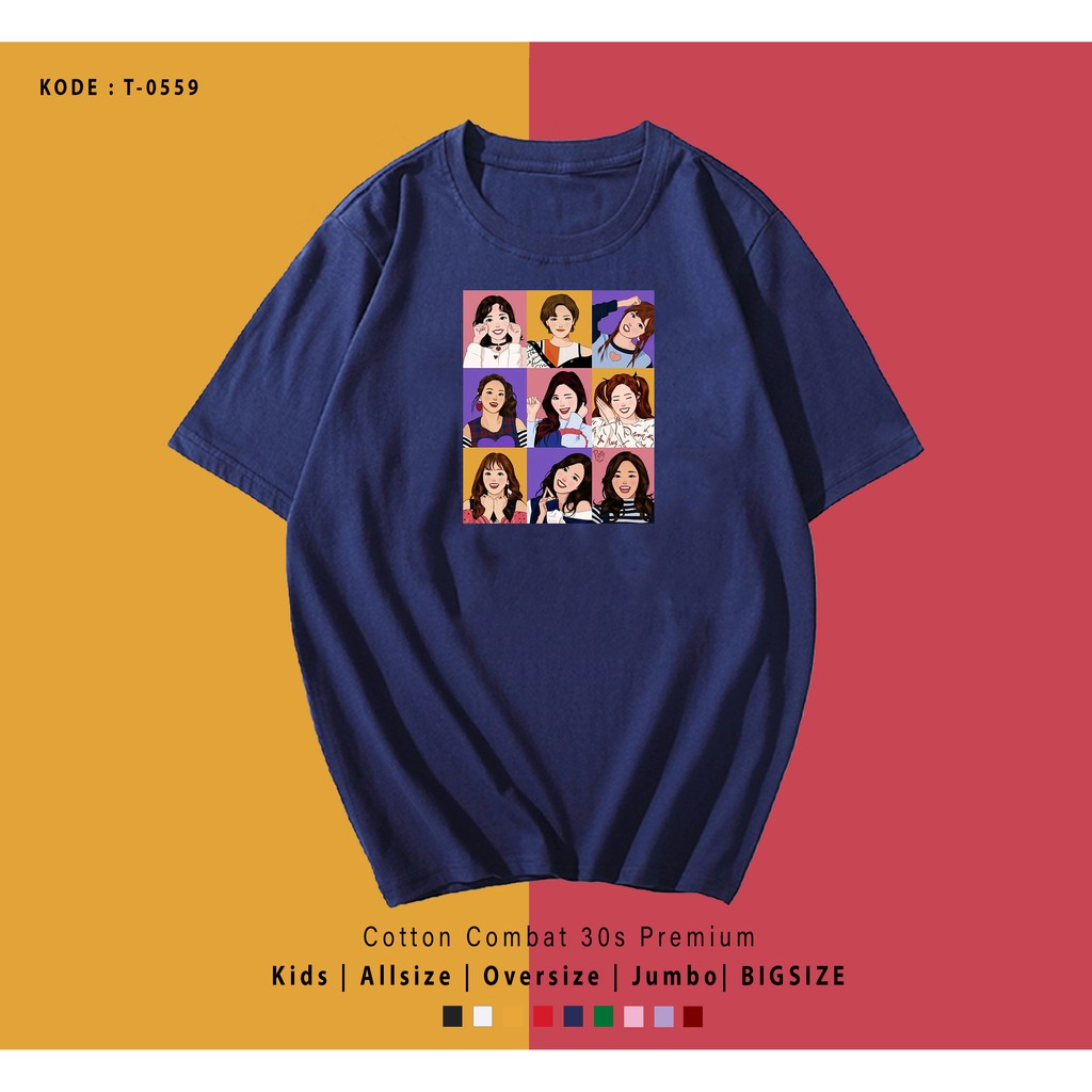 KAOS / T-SHIRT TWICE KPOP BEST SELLER 100% REAL PICTURE / TWICE SIGNAL / UNISEX