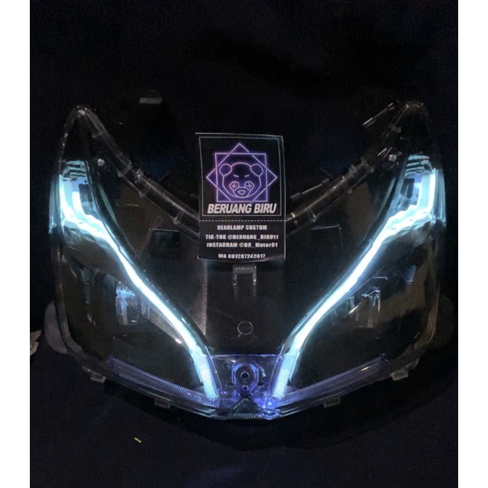 lampu depan vario 110 fi custom