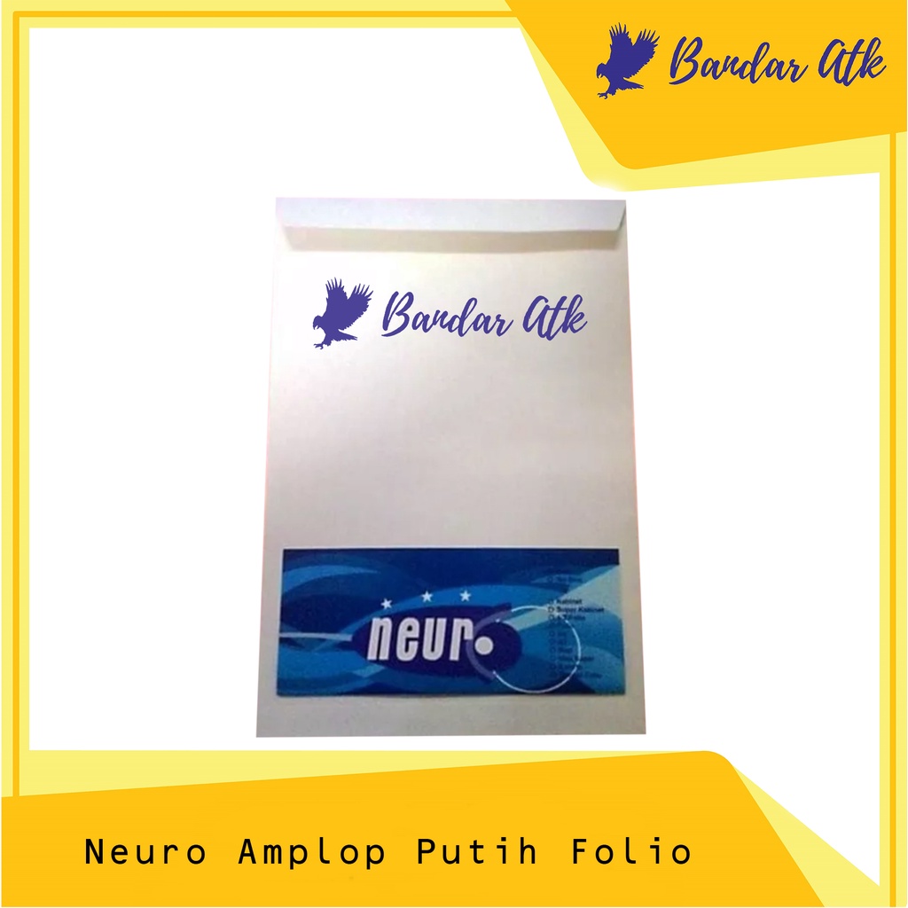 

NEURO Amplop Putih FOLIO - 23,5 x 34,5 cm [1 PACK]
