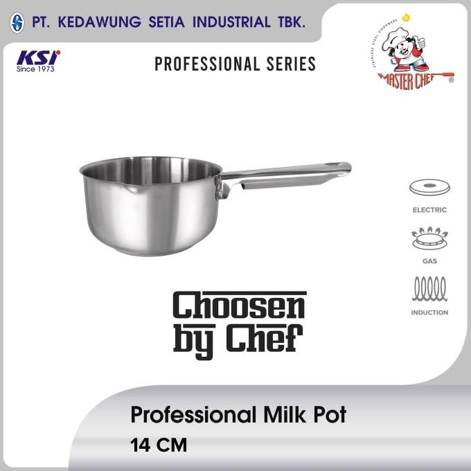 Master Chef Professional Panci Stainless Milk Pot 14 cm