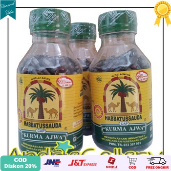 

◾COD◾ Habbatussauda Cap Kurma Ajwa isi 210 kapsul