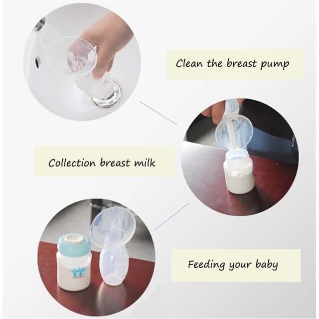 pompa asi manual silikon/ breast pump silicone/ tabung asi perah ok  good quality