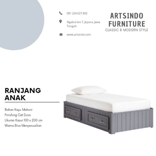 Ranjang Laci Anak, Tempat Tidur Anak Minimalis