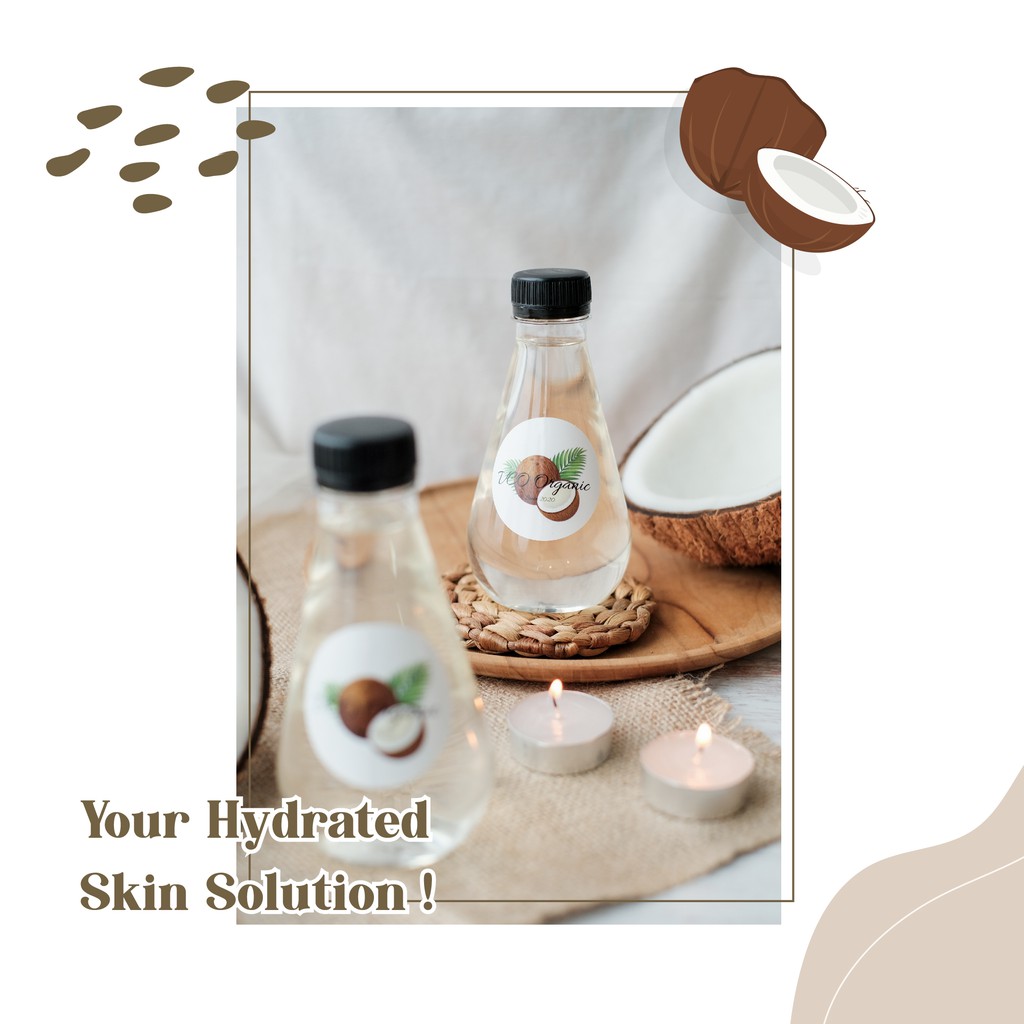 

VCO Virgin Coconut Oil | VCO Organic 250mL | Minyak kelapa Murni