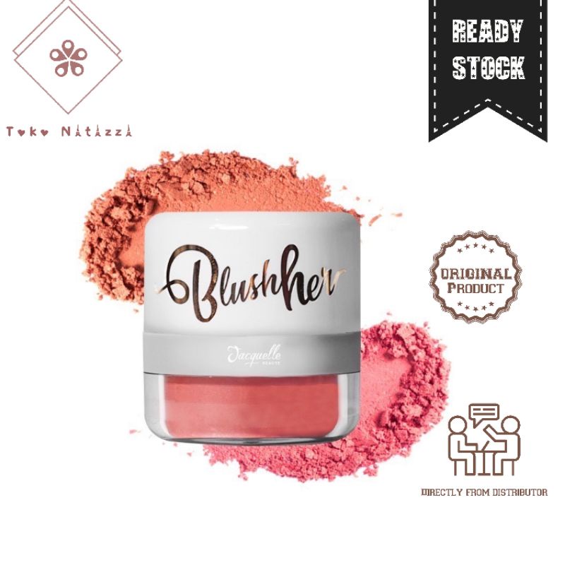 JACQUELLE BlushHer x Gelangelicca Jharna Bhagwani / Blusher blush on pipi angel jarna