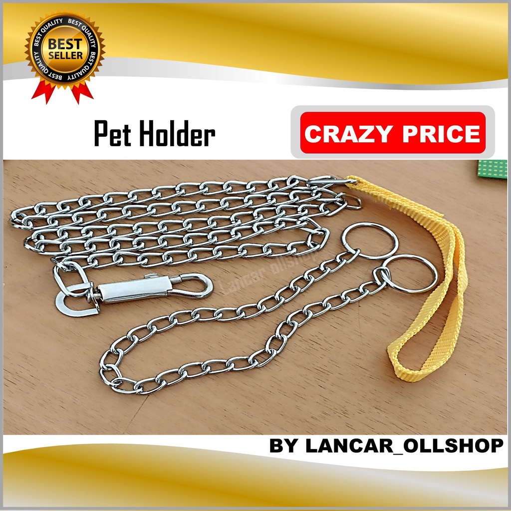 Rantai Anjing / Rantai Kucing / Rantai Hewan / Rante 2 mm 2.5mm 3mm / Tali Tuntun Hewan Anjing Kucing Dog Chain