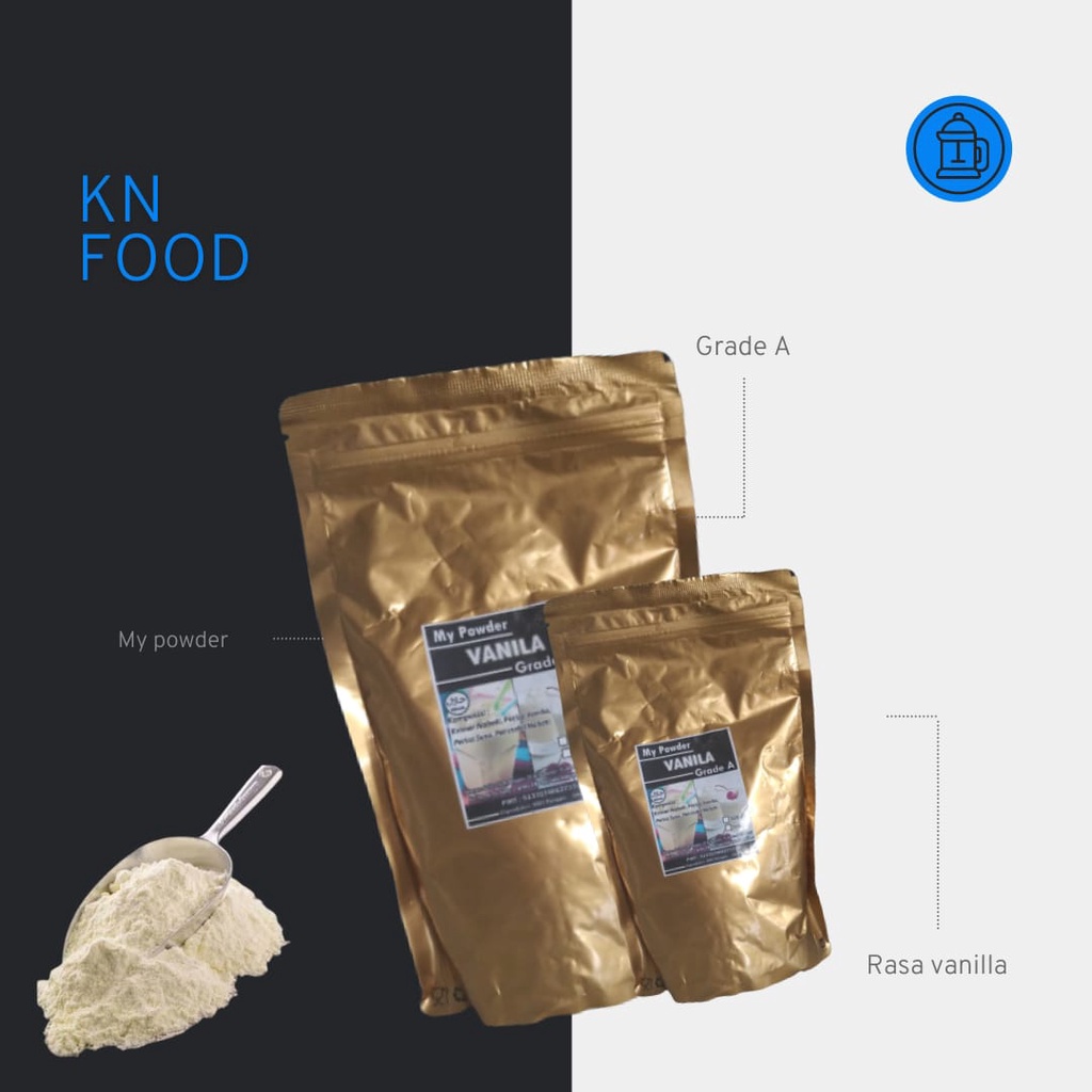 

My Powder Minuman Rasa Vanilla Grade A 500 Gram