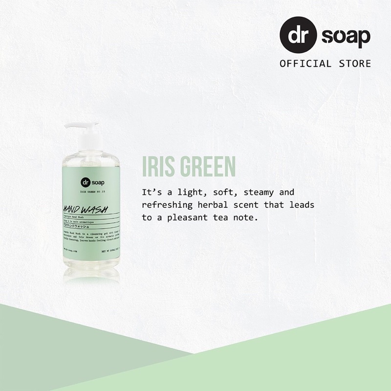 Dr Soap Hand Wash 500ml Balcony Breeze / Irish Green / Forestville