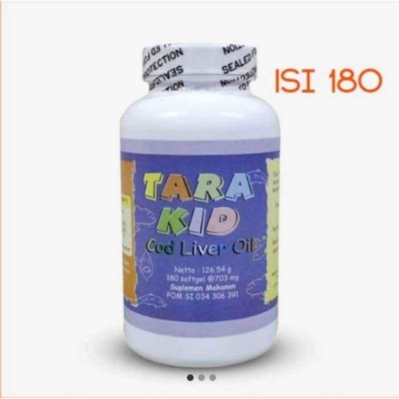 TARA KID Cod Liver Oil isi 180 by TARA NATURE 100% Original