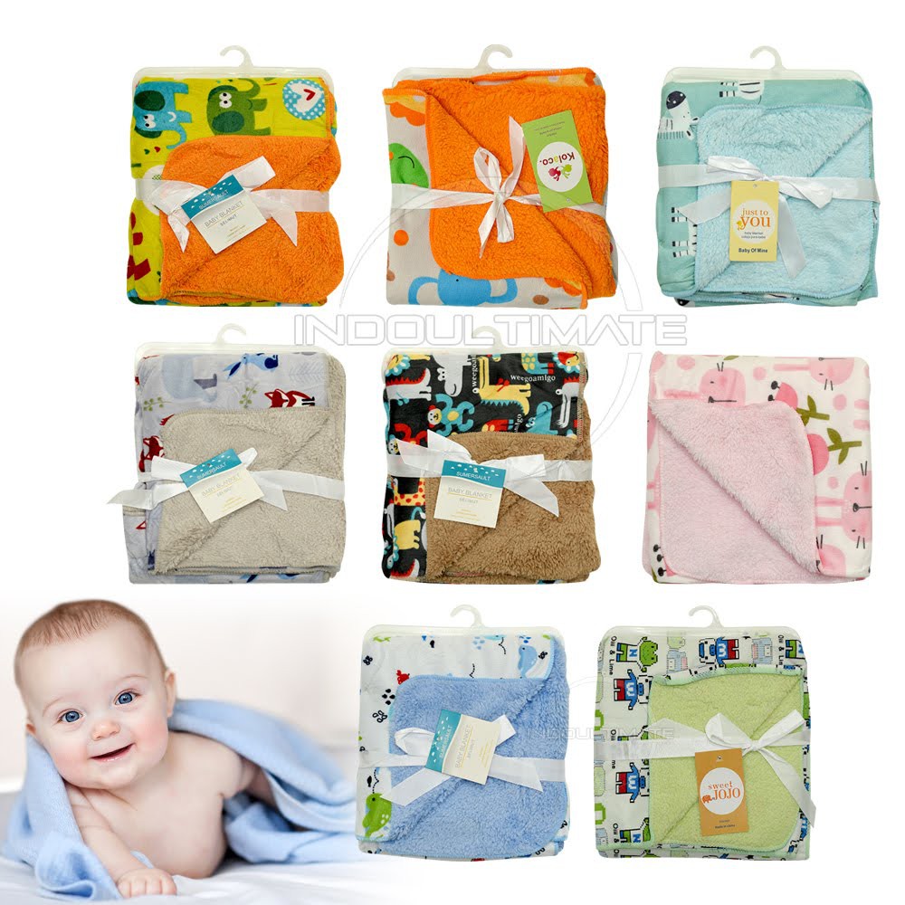 Selimut Bayi Tebal Lembut Halus Baby Blanket Selimut Tidur Bayi Selimut BS-05
