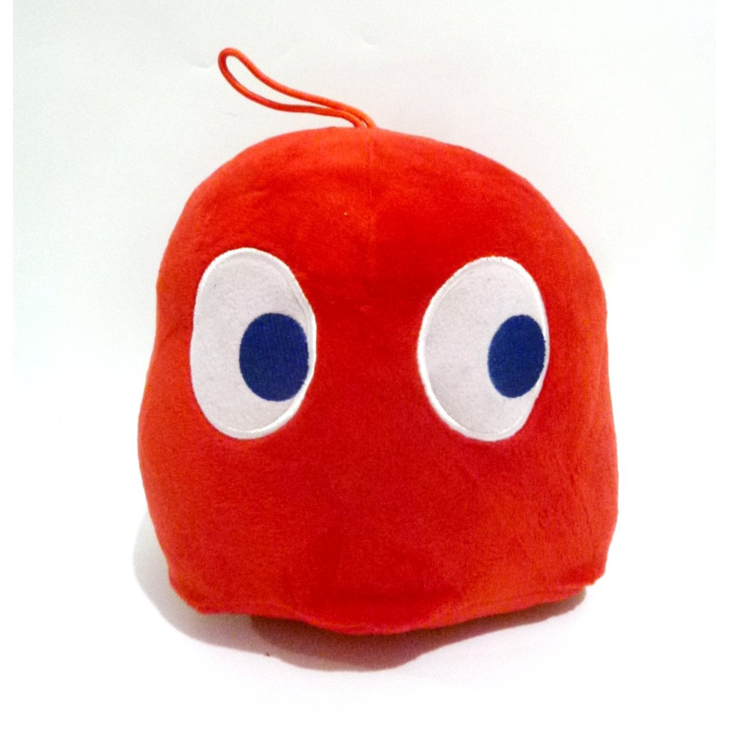 Boneka Pacman Ghost Pac-Man Blinky Original Bandai Namco Red Ghost
