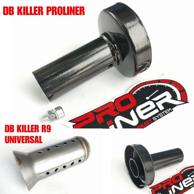 PEREDAM SUARA - DB KILLER PROLINER PRO LINER TR1 TR1R DIAMETER 58 MM BISA UNTUK SEMUA KNALPOT OUTLET DIAMETER 58 MM