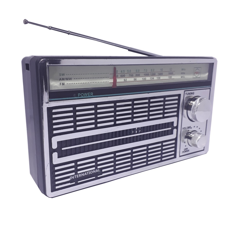 Radio International F 4250 Model Jadul AM FM Portable Radio