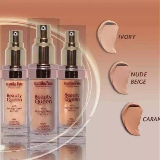 High Coverage Foundation Mustika Ratu Beauty Queen Series