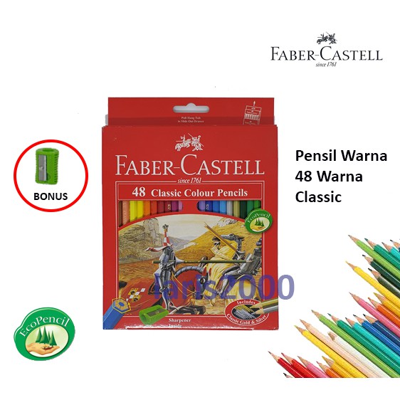 

Pensil Warna Faber Castell 48 Classic
