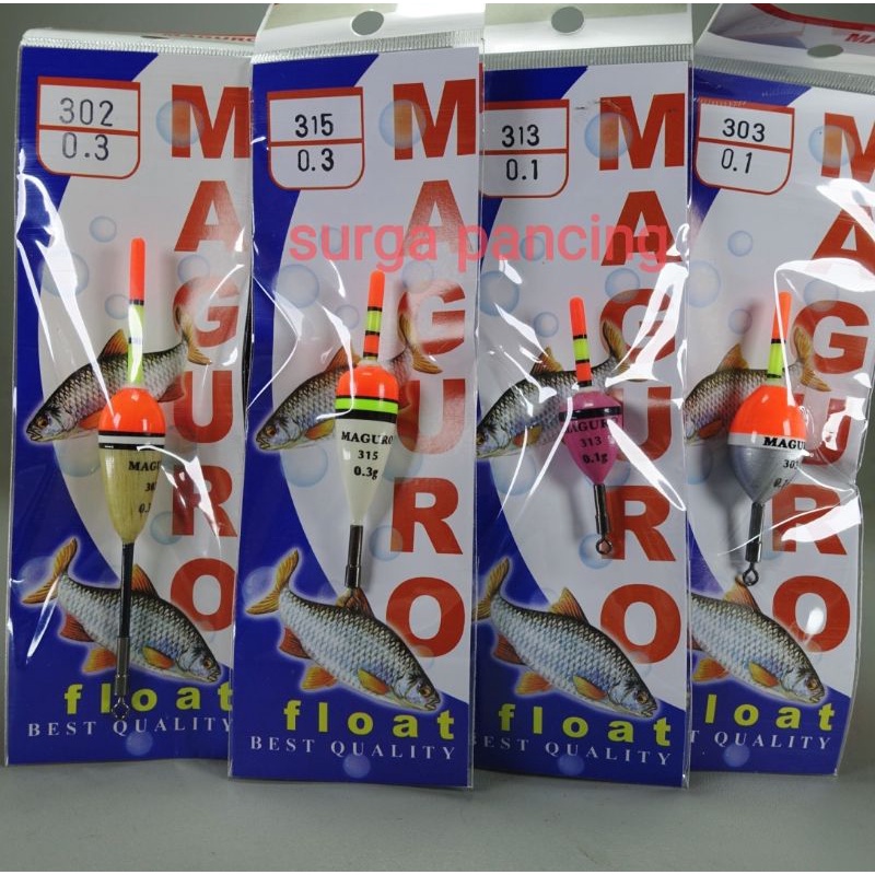 pelampung pancing MAGURO type 303 / 302 / 313 / 315