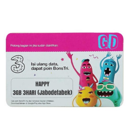 Voucher 3GB 3Hari tulandoke official