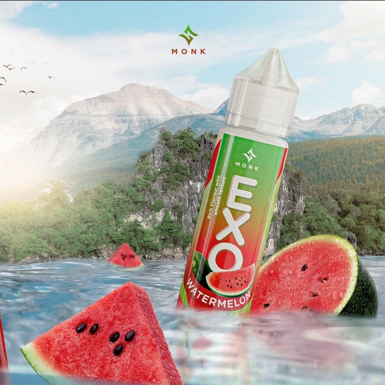 Jual Liquid EXO WATERMELON 60ML Nic 03Mg Freebase rasa Semangka by MONK