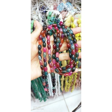 batu alam agate oval 6mm