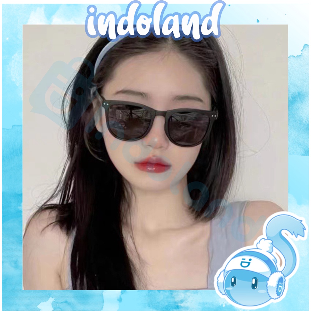 ☀ INDOLAND ☀ R543 Kacamata Hitam Terbaru bisa di LIPAT Sunglasses Anti-UV Wanita Pria Import Kacamata Fashion