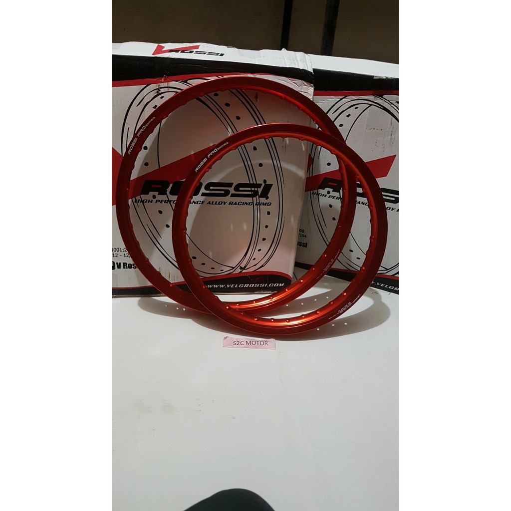 Velg Rossi Trail ukuran ring 18 & 21  hole 36
