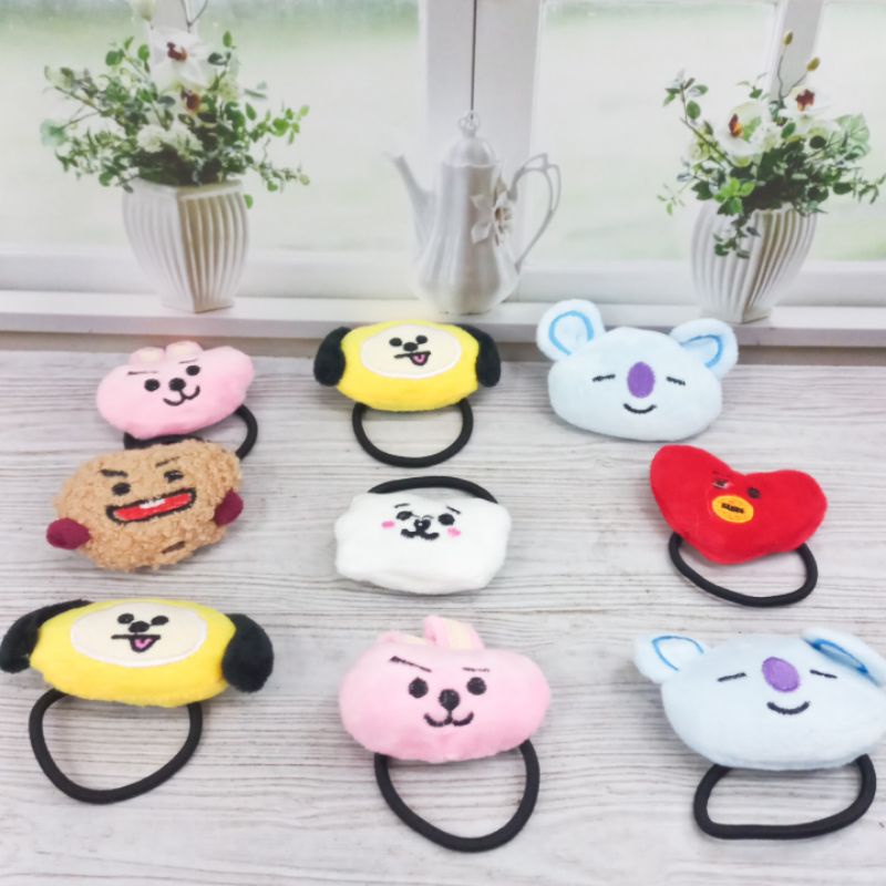 Kunciran Anak Isi 6Pcs Ikat Rambut Boneka Kekinian Ala Kpop