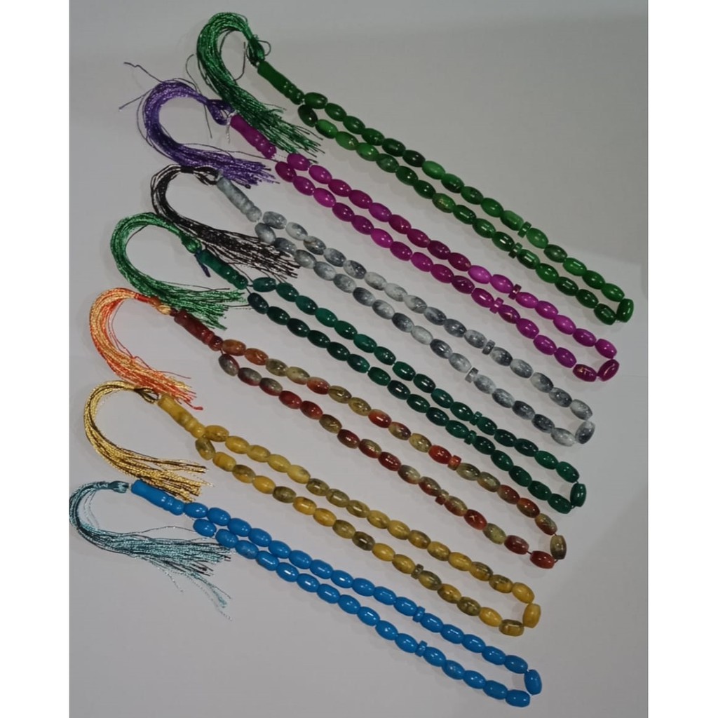 Tasbih 33 Butir, Tasbih 33 Butir Batu Bakar Mix